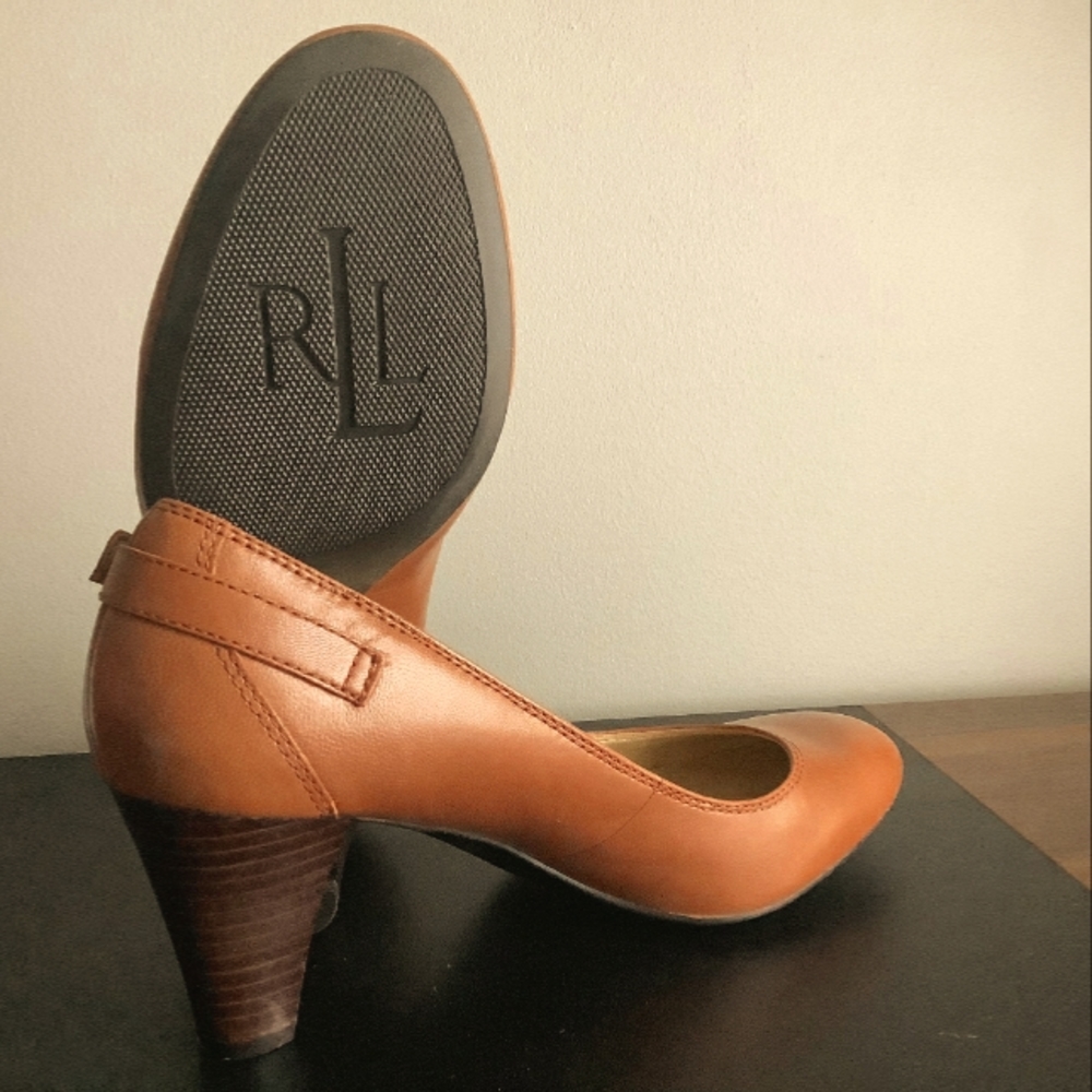 size 8, dark nude, RLL shoes
